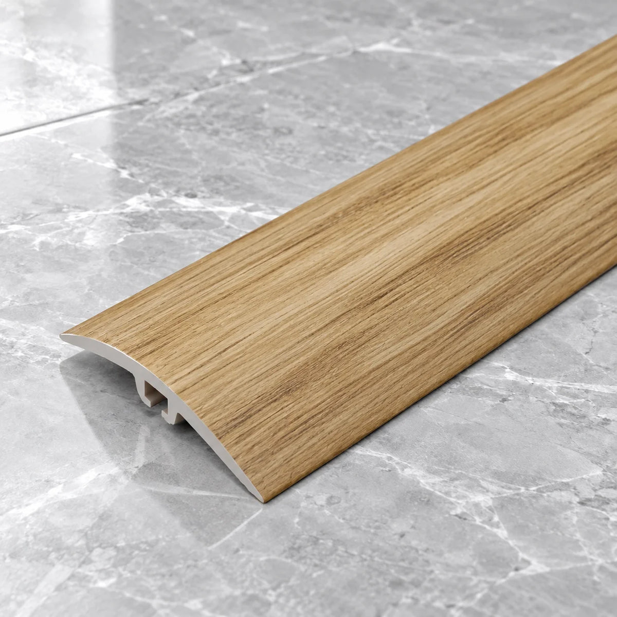 42mm PVC Wood Effect Concealed-Fix Threshold Strip In Oak 3E