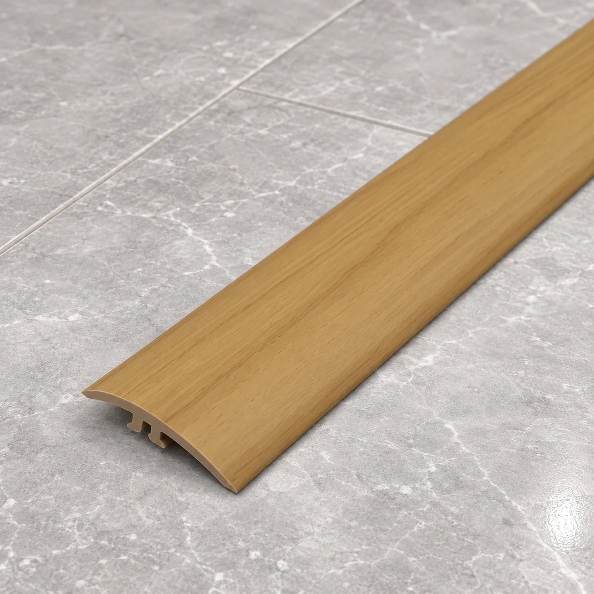 30mm PVC Wood Effect Self-Adhesive Threshold Strip Oak G0