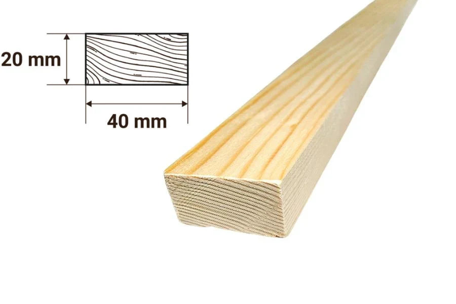 PSE Beam Pine Wood Strip Smooth Sawn Moulding Battens Planed Wooden Timber