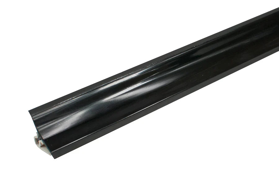 PVC Splashback Trim Worktop Edging Profile Kitchen Bathroom Accessory- Black image
