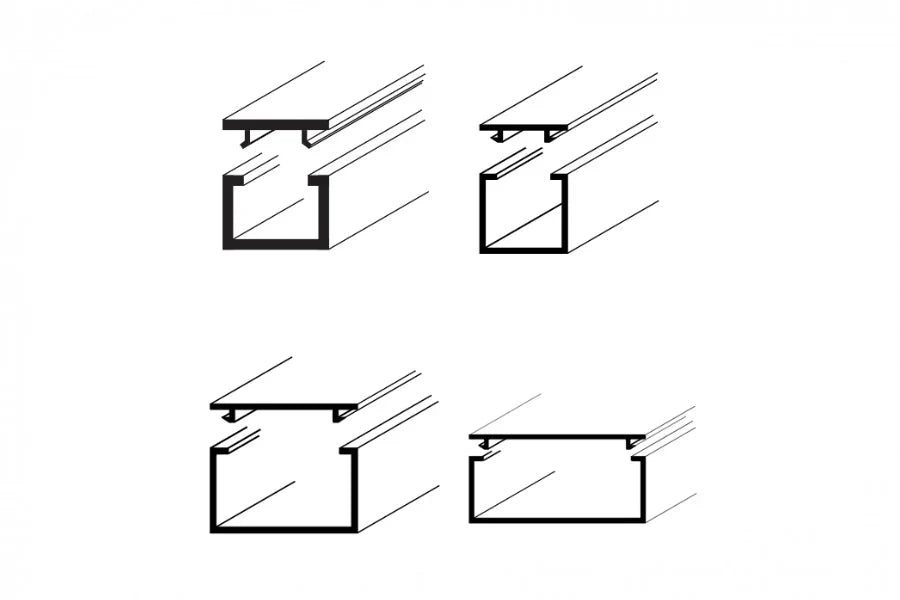 PVC Cable Trunking White Self-Adhesive Wire Cover –Sizes