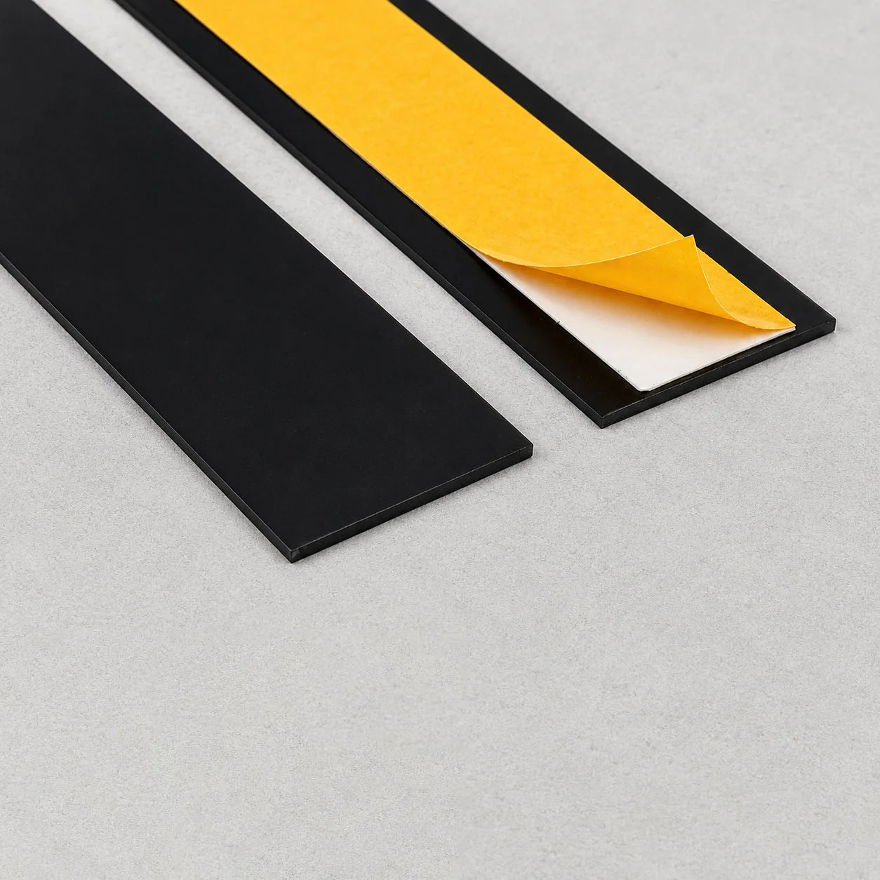 PVC Flat Bar Cover Strip Self Adhesive Trim Product image black