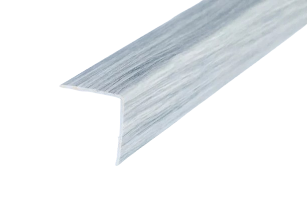 PVC Plastic Edge Protector Moulding Wood Effect Corner Angle Trim 90° - Ash