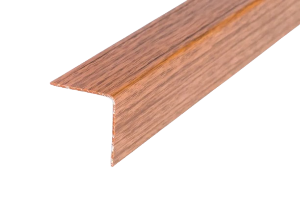 PVC Plastic Edge Protector Moulding Wood Effect Corner Angle Trim 90° - GreekWalnut