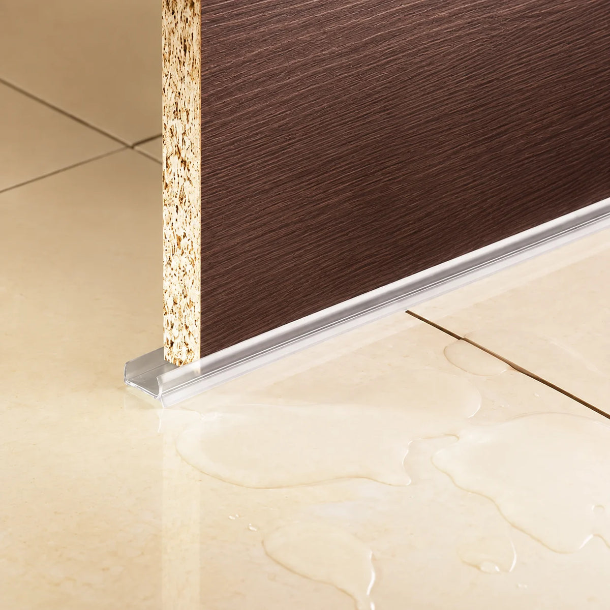 Transparent Kickboard Trim MDF Panel Cover PVC Plinth Sealing Strip Realuse Image 2