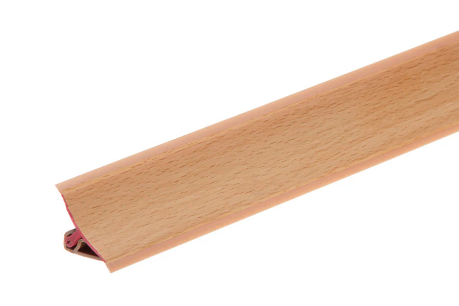 PVC Splashback Trim Worktop Edging Profile Kitchen Bathroom Accessory- Wood Image