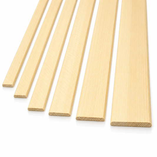 Pine Wood Flat Trim 1m & 2.4m Length