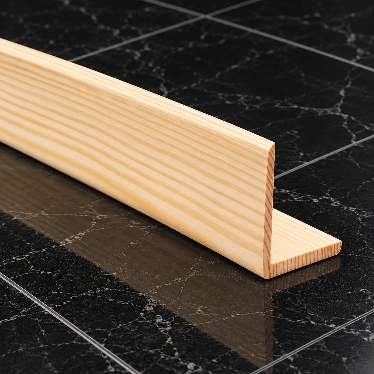 Pine Wood Corner Angle Trim 90° | Internal & External Edge Moulding 2nd variant