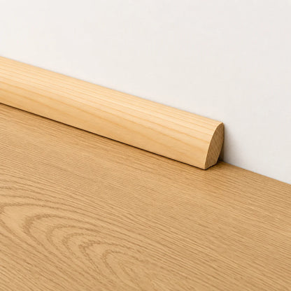 Pine Wood Scotia Beading, Grooved Trim Moulding Strip Usage Image
