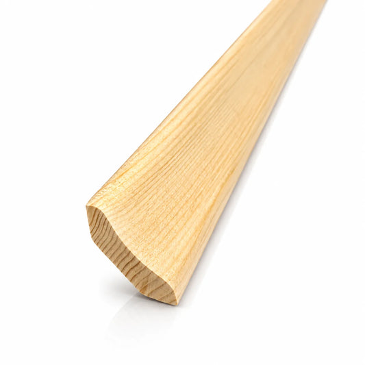 Pine Wood Scotia Beading , Grooved Trim Moulding Strip Smooth Profile