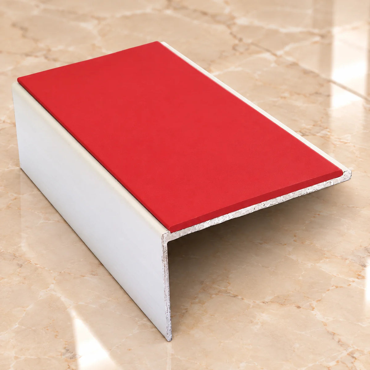 NSL01 56x32mm Aluminium Non-Slip Stair Nosing In Red Color