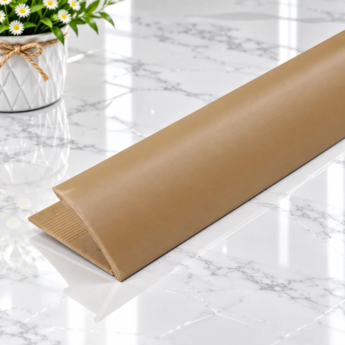 12.5mm PVC Quadrant Tile Edge Trim for a smooth and decorative finish.
