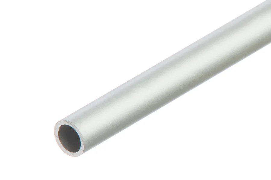 Round Tube Pipe Natural Aluminium 1 M / 39.37" Length - Image2
