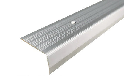 S05 40x 25mm Anodised Aluminium Non Slip Ribbed Treads Stair Nosing Edge Trim