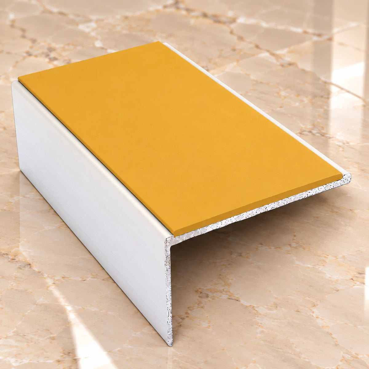 NSL01 56x32mm Aluminium Non-Slip Stair Nosing In Saffron Color