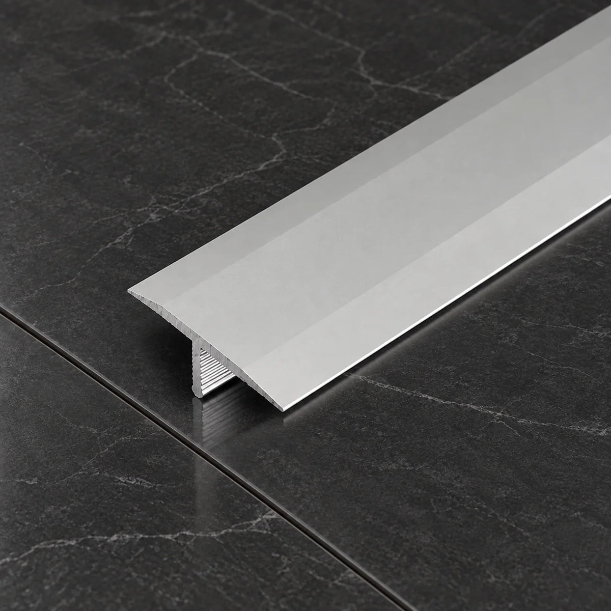 13mm Aluminium T-Bar Floor Transition Strip In Silver Color