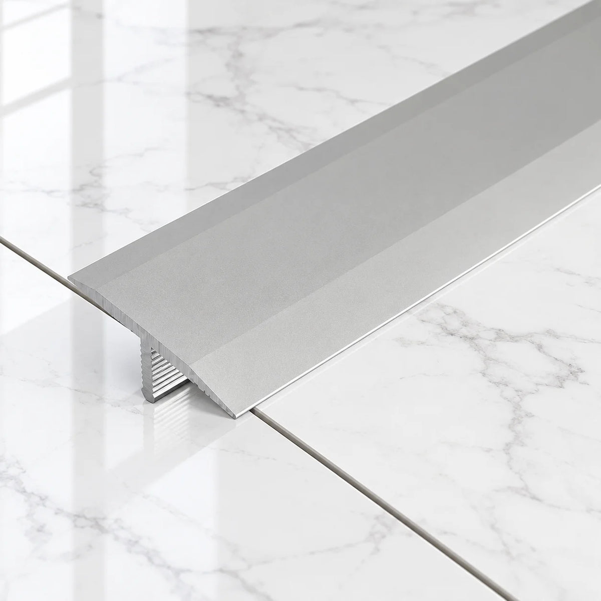 18mm Aluminium T-Bar Floor Transition Strip In Silver Color