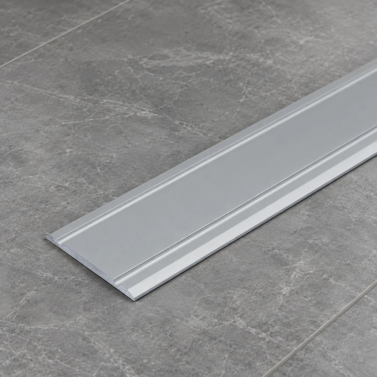 30mm Self-Adhesive Aluminium Flat Threshold Strip In Silver Color