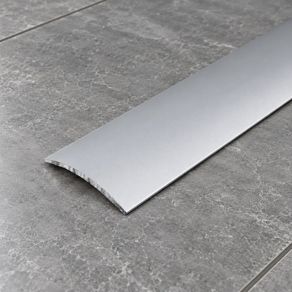 30mm Self-Adhesive Aluminium Floor Transition Strip In Silver Color