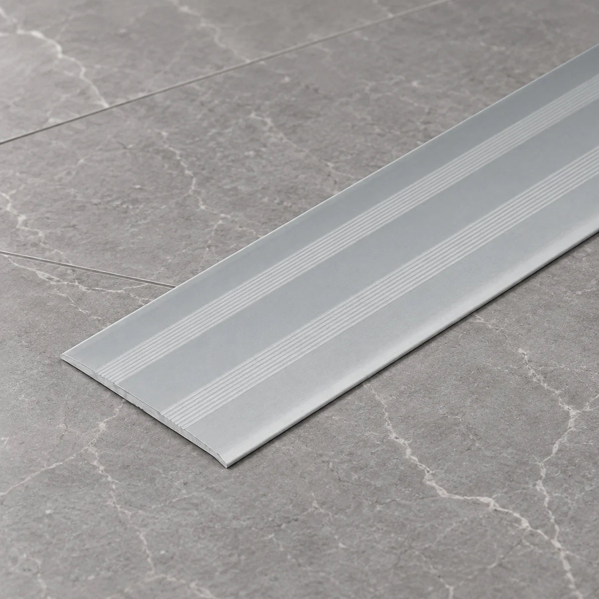 35mm Aluminium Flat Floor Transition Strip In Silver Color