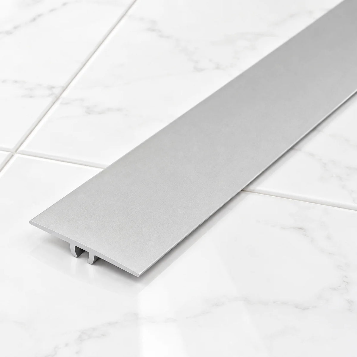 36mm Aluminium Flat Floor Transition Strip In Silver Color