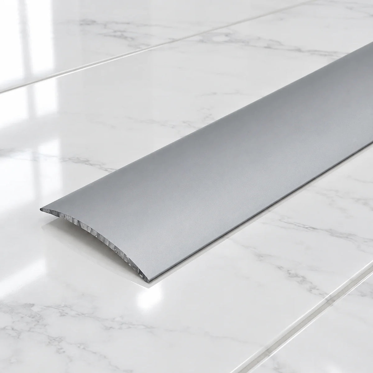40mm Self-Adhesive Aluminium Floor Transition Strip In Silver Color