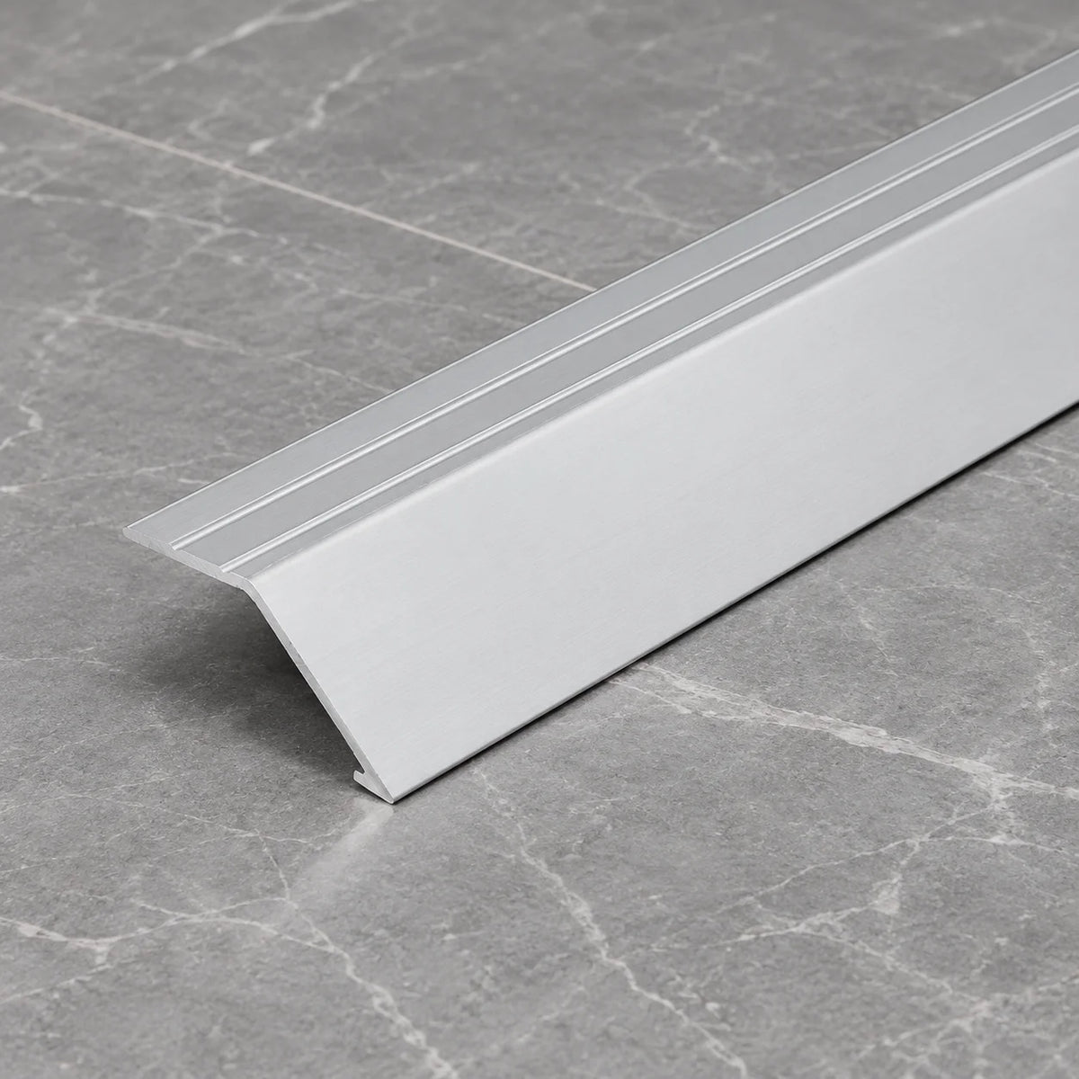 41mm Self-Adhesive Aluminium Ramp Transition Strip In Silver Color