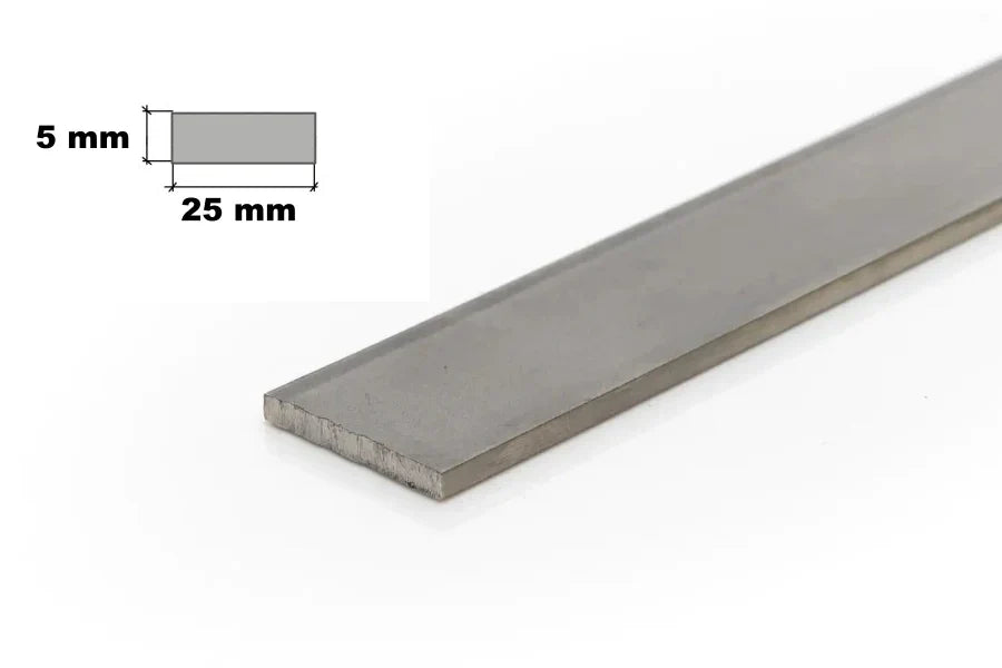 Flat Bar Plate Stainless Steel 304 Grade Dimension 5mm x 25mm