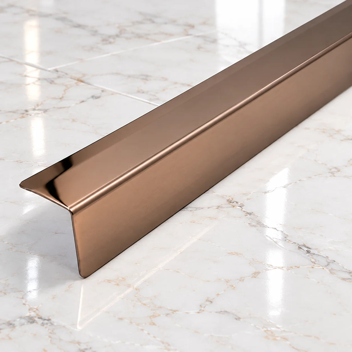 30x30mm Stainless Steel Corner Protector – 2.5m In Stainless Steel Copper 