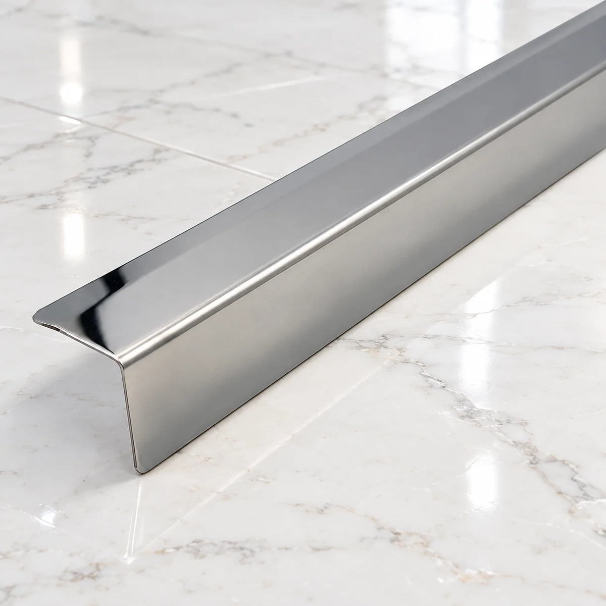 30x30mm Stainless Steel Corner Protector – 2.5m In Stainless Steel Polished