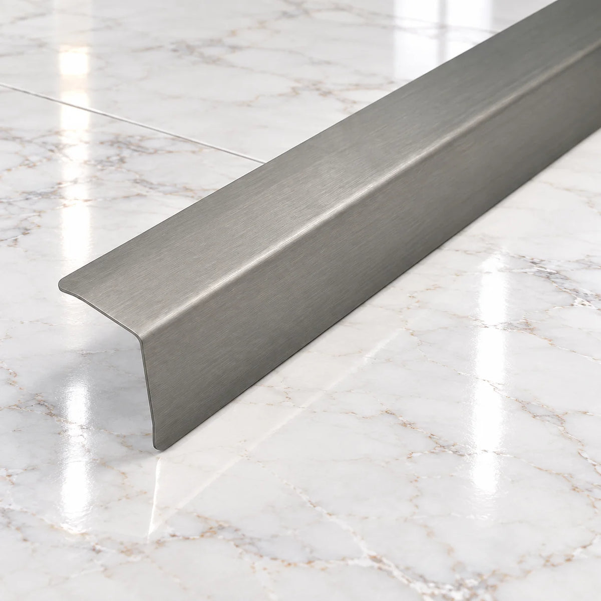 30x30mm Stainless Steel Corner Protector – 2.5m In Stainless Steel Brushed 