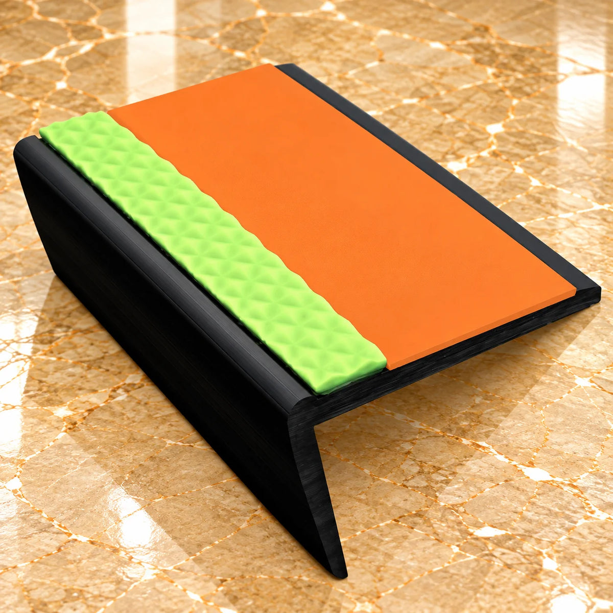 ASR 63x35mm Aluminator® Rakeback Stair Nosing In Tagerine Color
