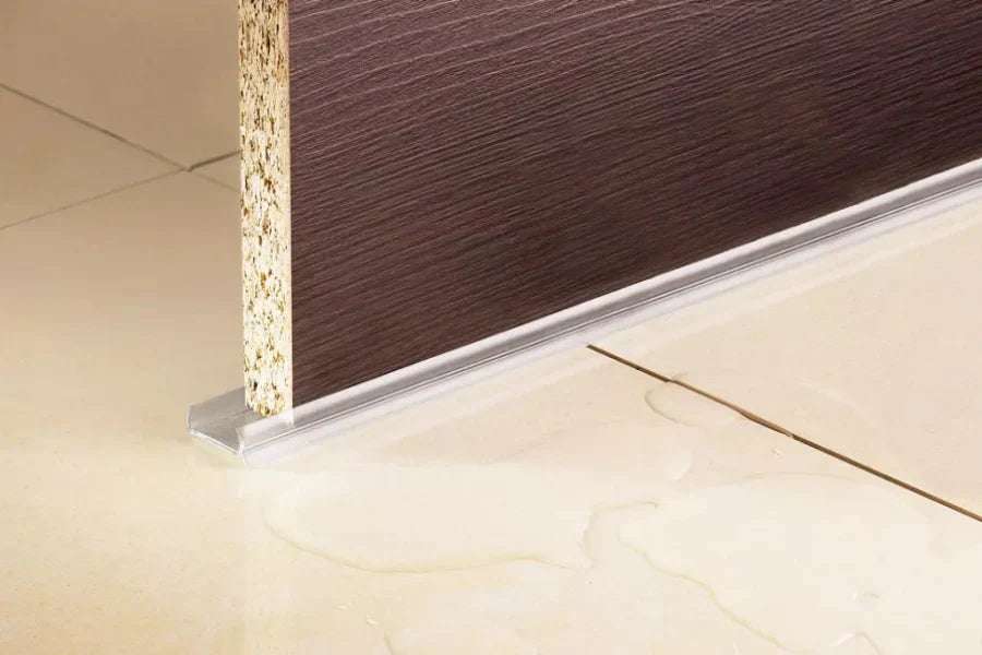 Transparent Kickboard Trim MDF Panel Cover PVC Plinth Sealing Strip Fixing Image2