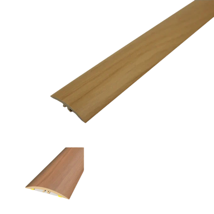 M-M0200 42mm Pvc Wood Effect Flat Self Adhesive Door Threshold Strip