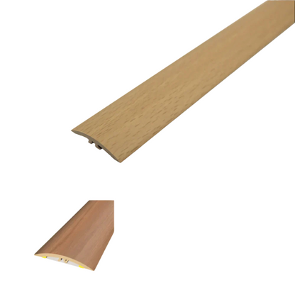 M-M0200 42mm Pvc Wood Effect Flat Self Adhesive Door Threshold Strip