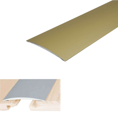 A71 80mm Anodised Aluminium Self Adhesive Door Threshold Strip
