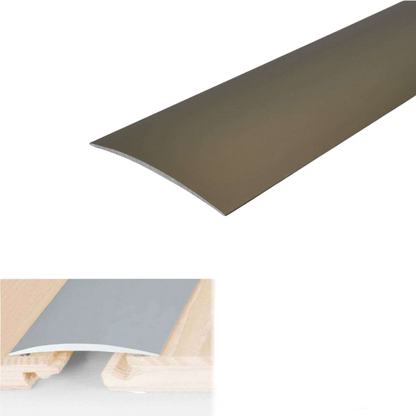 A71 80mm Anodised Aluminium Self Adhesive Door Threshold Strip