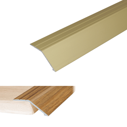 A47 41mm Anodised Aluminium Door Threshold Ramp Profile