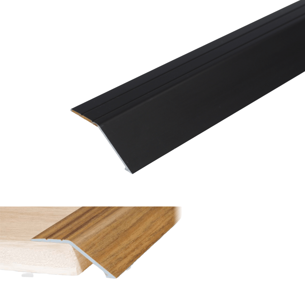 A47 41mm Anodised Aluminium Door Threshold Ramp Profile