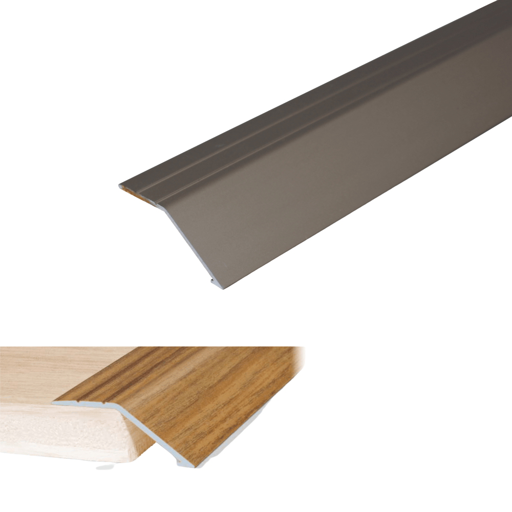 A47 41mm Anodised Aluminium Door Threshold Ramp Profile