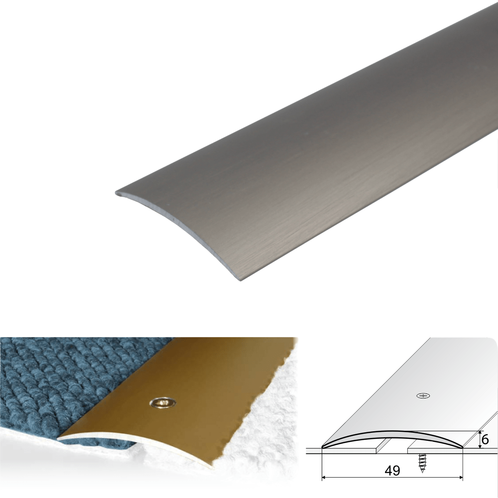 A04 49mm Anodised Aluminium Door Threshold Strip