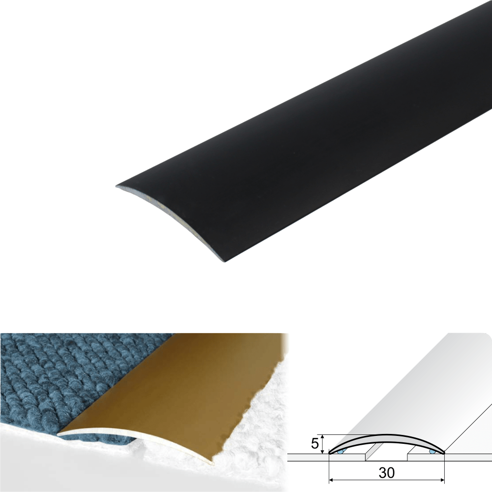 A03 30mm Anodised Aluminium Self Adhesive Door Threshold Strip