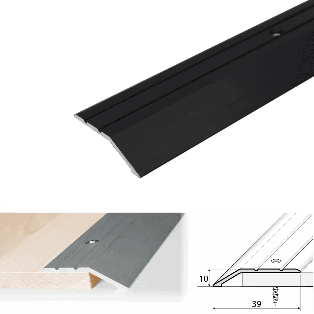 A11 40mm Anodised Aluminium Door Threshold Ramp Profile