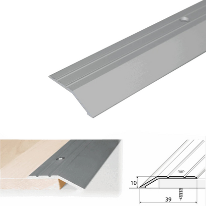 A11 40mm Anodised Aluminium Door Threshold Ramp Profile