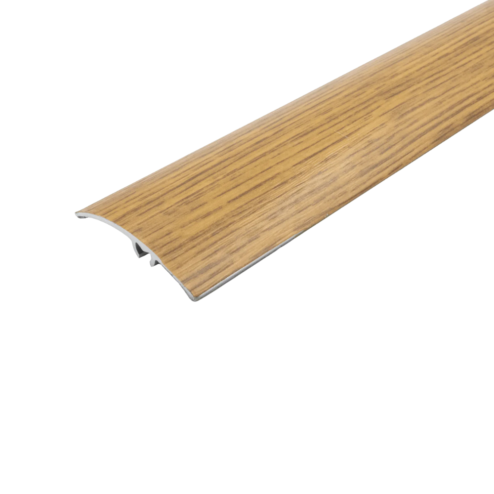 A65 50mm Heavy Duty Aluminium Wood Effect Door Threshold Strip – No Visible Screws