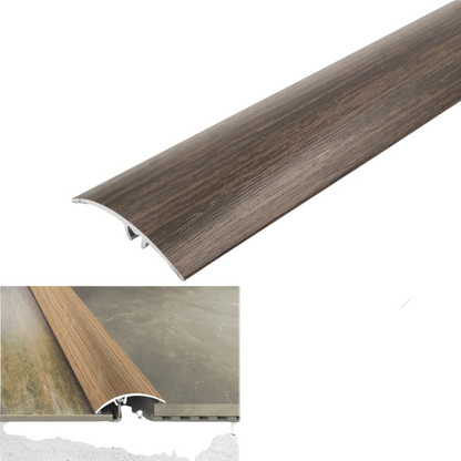 A65 50mm Heavy Duty Aluminium Wood Effect Door Threshold Strip – No Visible Screws