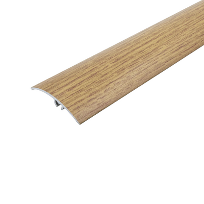 A65 50mm Heavy Duty Aluminium Wood Effect Door Threshold Strip – No Visible Screws
