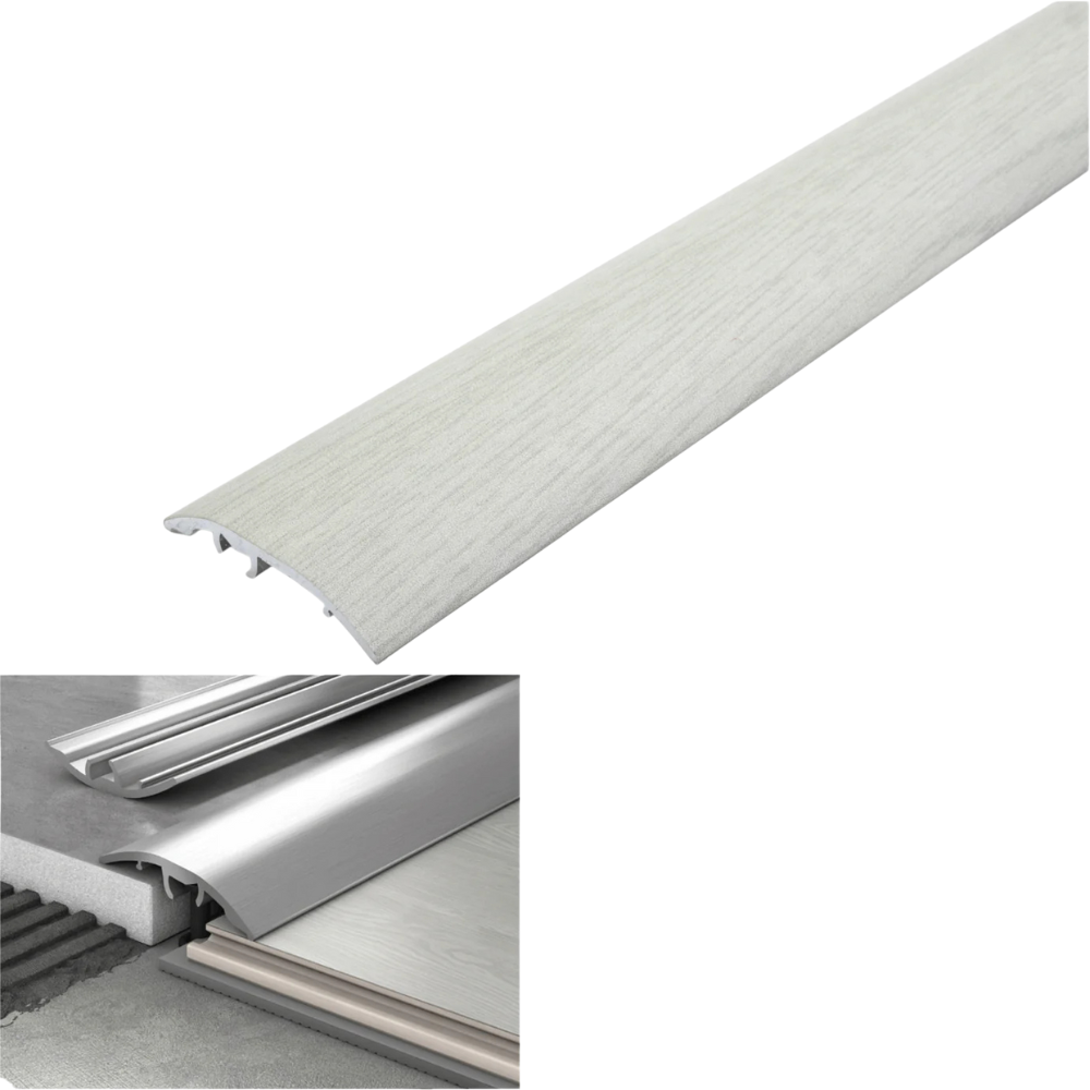 Aluminium Door Threshold Strip 37mm 4-in-1 Multi-Purpose Floor Trim S16K