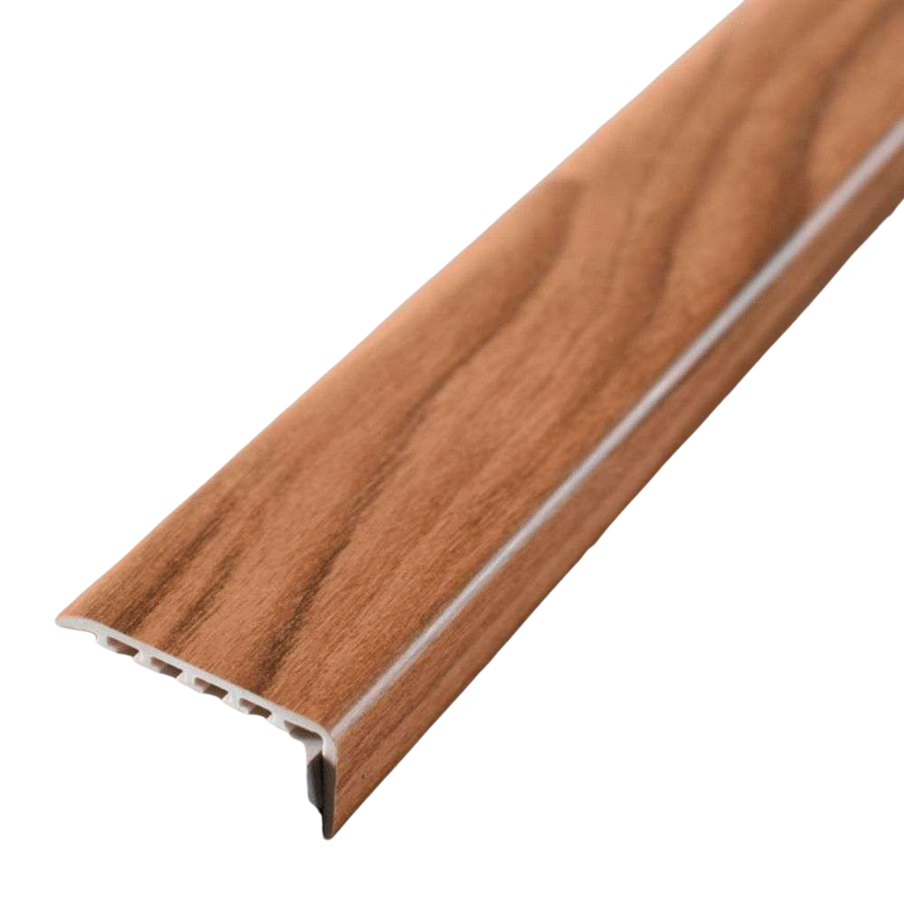 D-K0200 30 x 30mm Pvc Wood Effect Stair Nosing Edge Trim