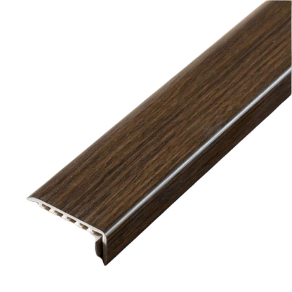D-K0200 30 x 30mm Pvc Wood Effect Stair Nosing Edge Trim